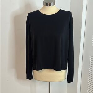 STYLUS Black Long Sleeve Blouse